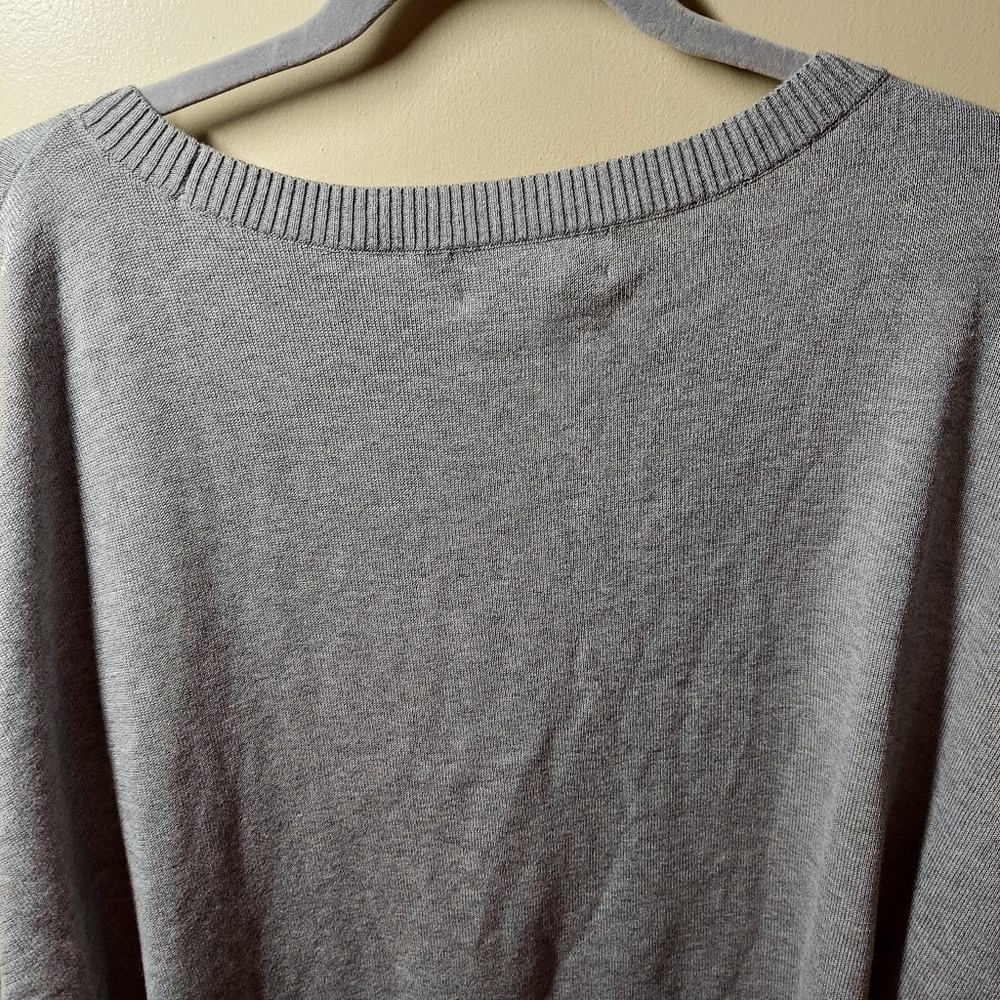 Lands' End Women's Gray Sweater 3x oeko-tex work lunch nwt - Picture 7 of 7